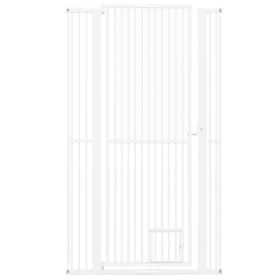67.5" Extra Tall Pet Gate Heavy-Duty Metal Cat Gate with 30.5"-41" Wide Opening