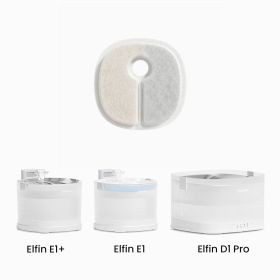 Cheerble Replacement Filter for Pet Fountain Elfin E1+/D1 Pro, 8 pack