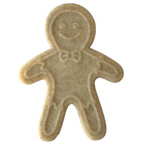Gingerbread Man Nylon Dog Chew Toy for Aggressive Chewers | USA Made