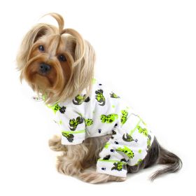 Playful Dinosaur Flannel Pajamas (size: XL)