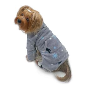 Ultra Thick Plush Penguins Turtleneck Pajamas (size: XL)