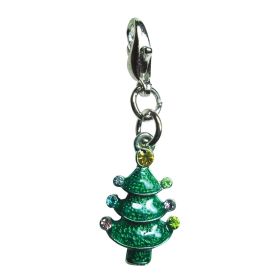 Enamel Charm (Color: Christmas Tree)