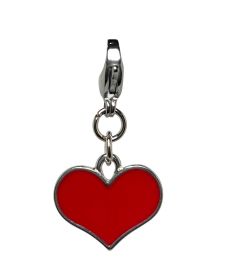 Enamel Charm (Color: Red Heart)