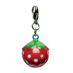 Metal Jingle Bell Charm (Color: Yummy Strawberry)