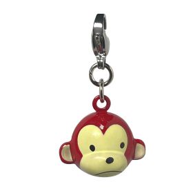 Metal Jingle Bell Charm (Color: Brown Monkey)