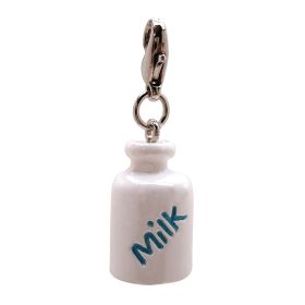 Poly 3-D Dog Charm (Color: Milk Bottle)