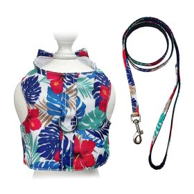 Hawaiian Harness Vest with Matching Leash (size: XS)