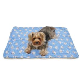 Flannel/Ultra-Plush Blanket (Color: Snowman & Snowflakes)