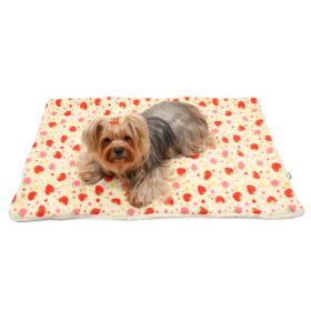 Fleece/Plush Blanket (Color: Yummy Strawberry)