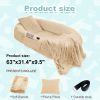 Human Dog Bed, Large Size Fits You and Pets, Washable Faux Fur Dog Bed for People Doze Off, Napping Orthopedic Dog Bed, Present Plump Pillow, Blanket