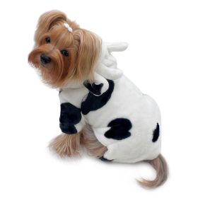 Ultra Plush Moo Cow Hooded Pajamas (size: M)