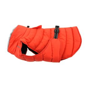 Alpine Extreme Weather Puffer Coat (Color: Orange, size: X-Large)