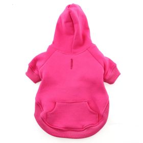 Flex-Fit Dog Hoodie (Color: Pink, size: 2X-Large)