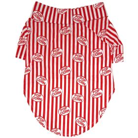 Hawaiian Camp Shirt (Color: Movie Theater Popcorn Box, size: medium)