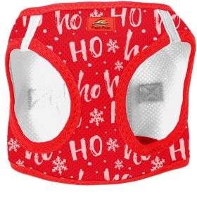 American River Choke Free Dog Harness Holiday Collection (Color: HO HO HO, size: small)