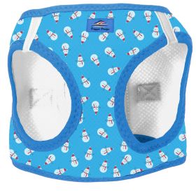 American River Choke Free Dog Harness Holiday Collection (Color: Snowman, size: small)