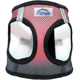 American River Choke Free Dog Harness Ombre Collection (Color: Sunset Pink, size: small)