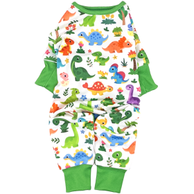 Soft Dog Pajamas (Color: Dinos, size: X-Small)