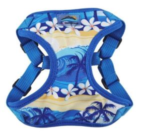 Wrap and Snap Choke Free Dog Harness by Doggie Design (Color: Catching Waves, size: X-Small)